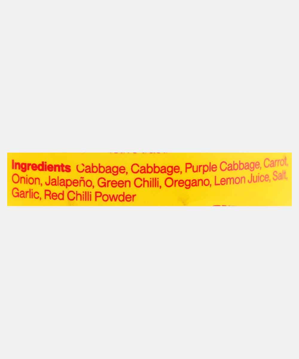 Bombucha Curtido Lightly Fermented Salvadoran Cabbage Slaw 450 Gm