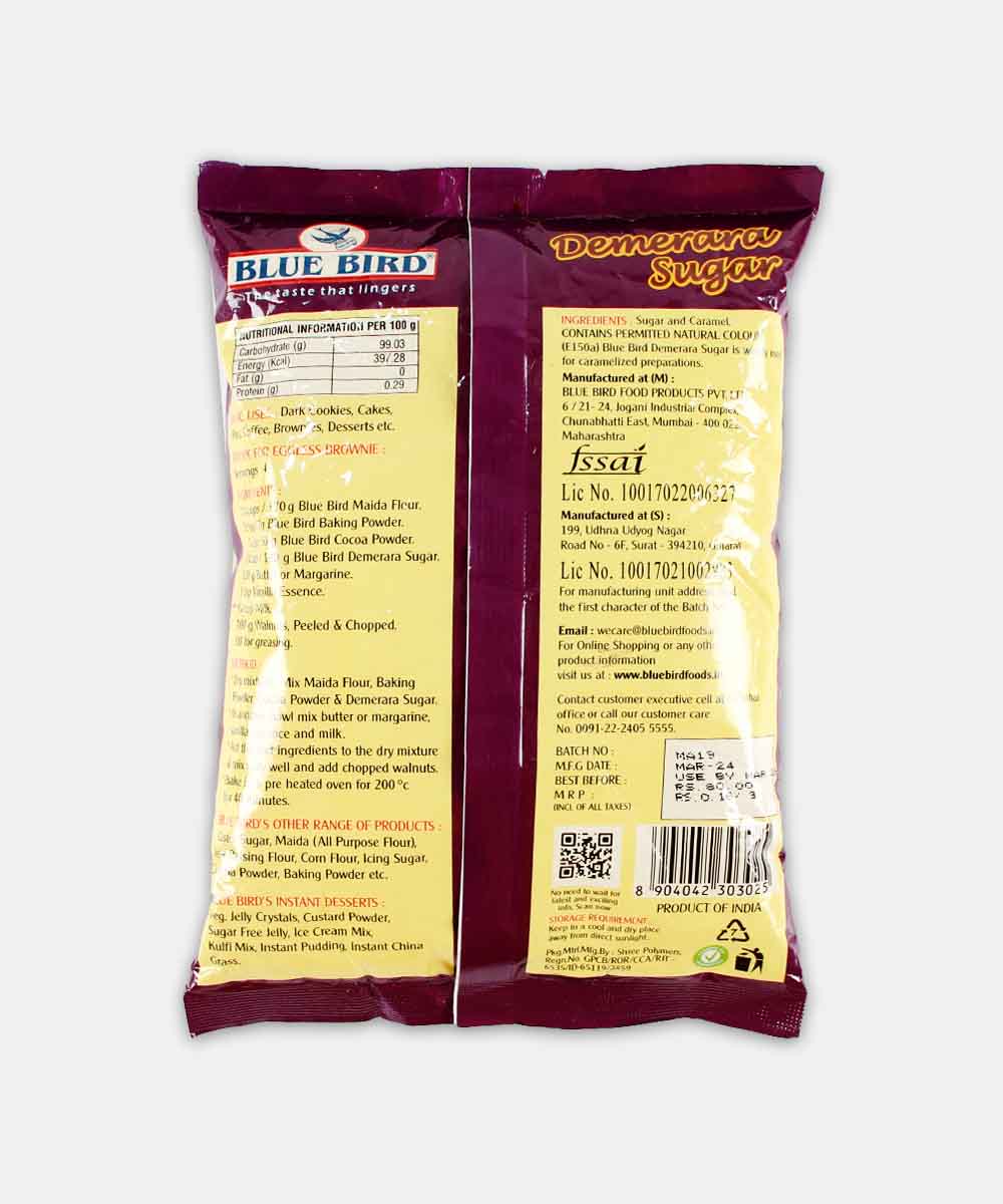 Blue Bird Demerara Sugar 500 Gm