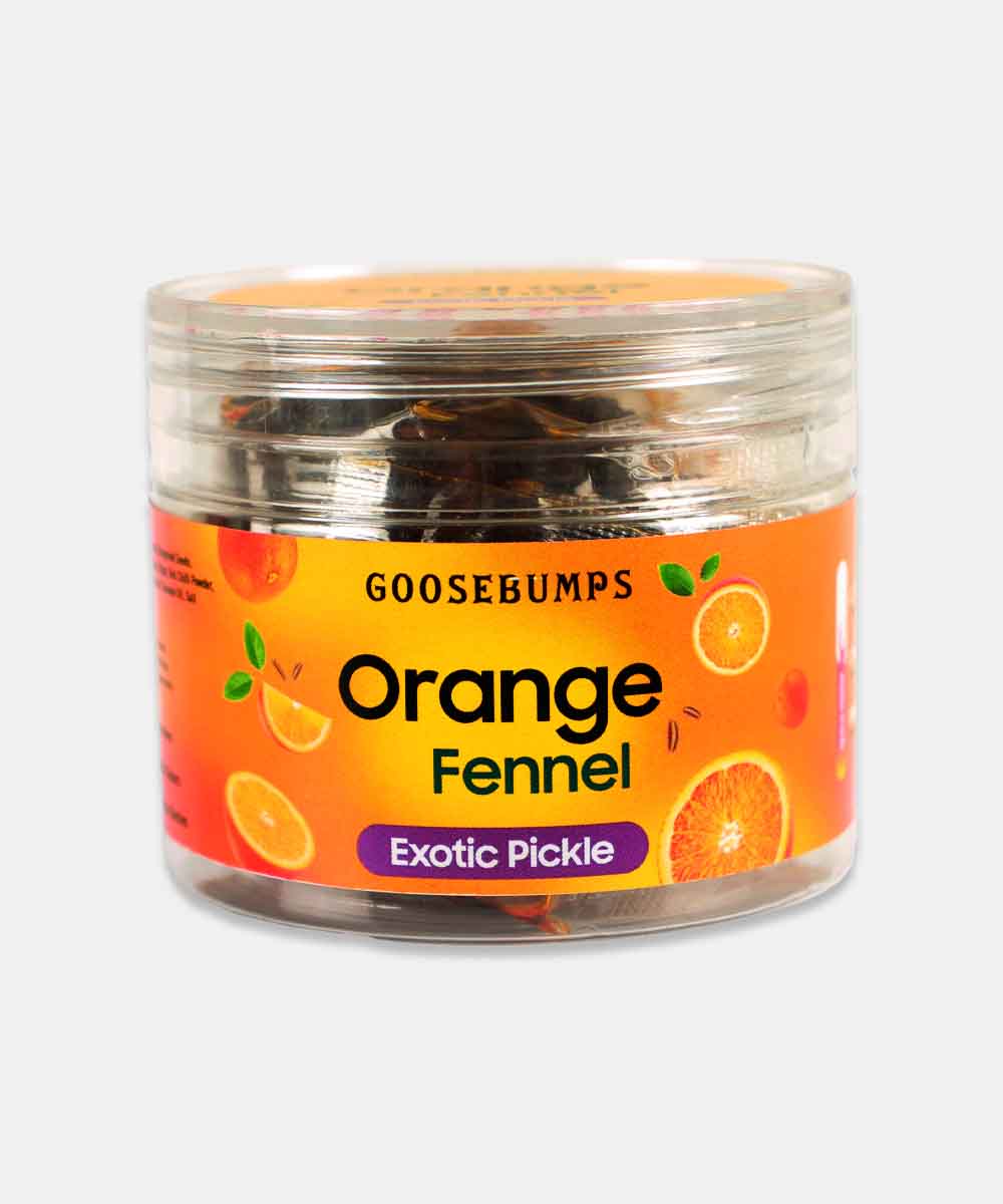 Goosebumps Orange Fennel Exotic Pickle 170 Gm