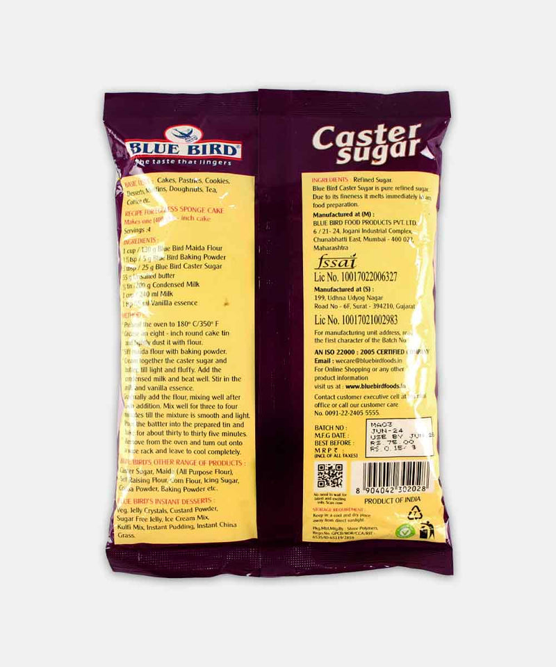 BLUE BIRD CASTER SUGAR 500 GM