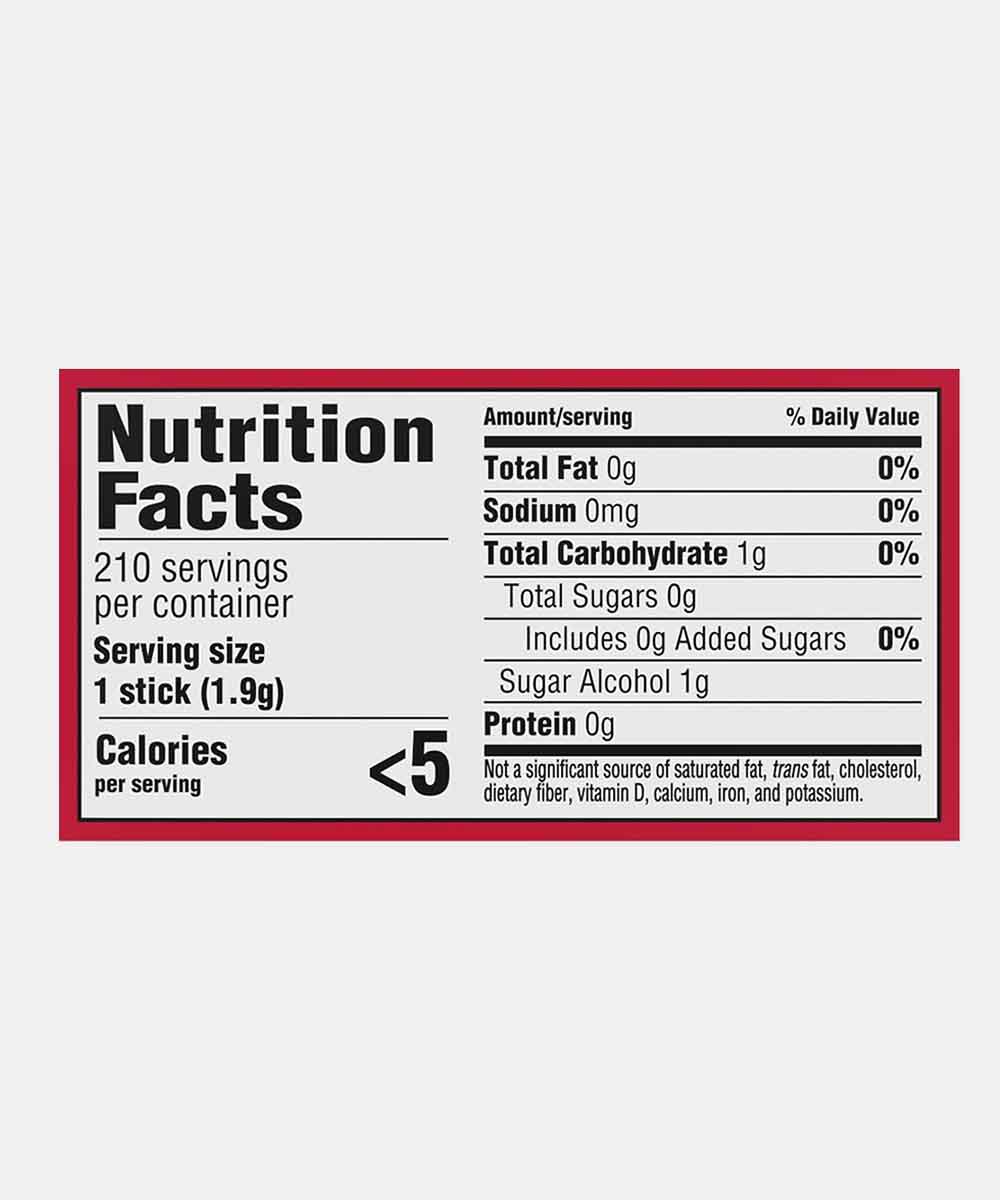 Trident Island Berry Lime Sugar Free Gum 14 Stick 14 Gm