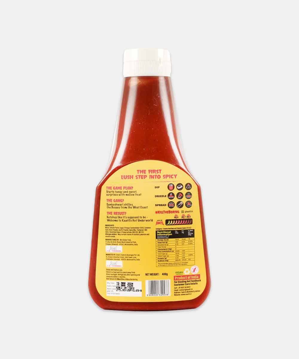 Kaatill Heat Sankeshwari Hot Ketchup No.2 400 Gm