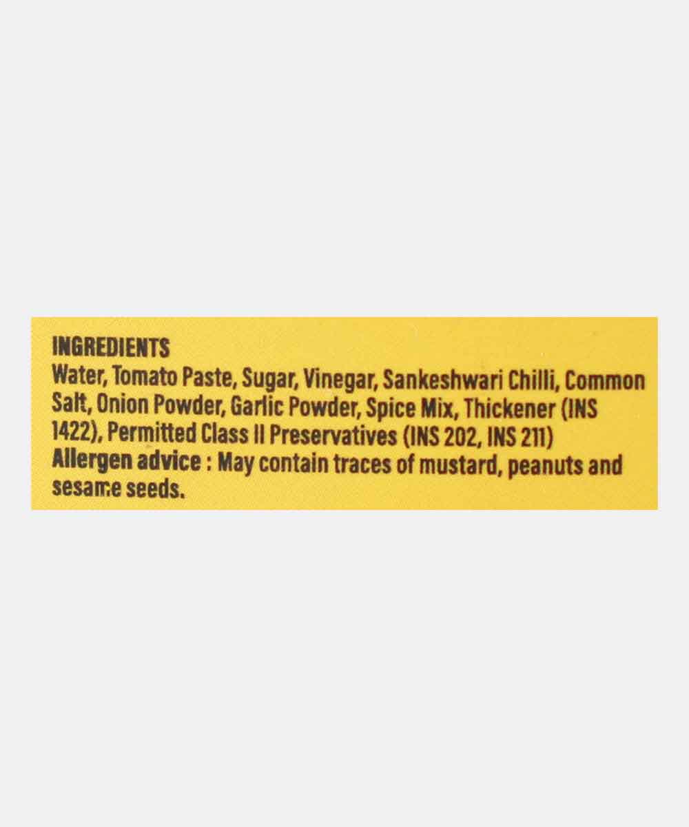 Kaatill Heat Sankeshwari Hot Ketchup No.2 400 Gm