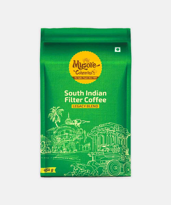 MYSORE CONCERNS SOUTH INDIAN LEGACY BLEND FILTER COFFEE 454 GM