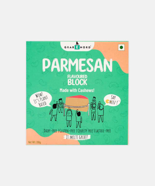 Grabenord Parmesan Block Made With Cashews 200 Gm