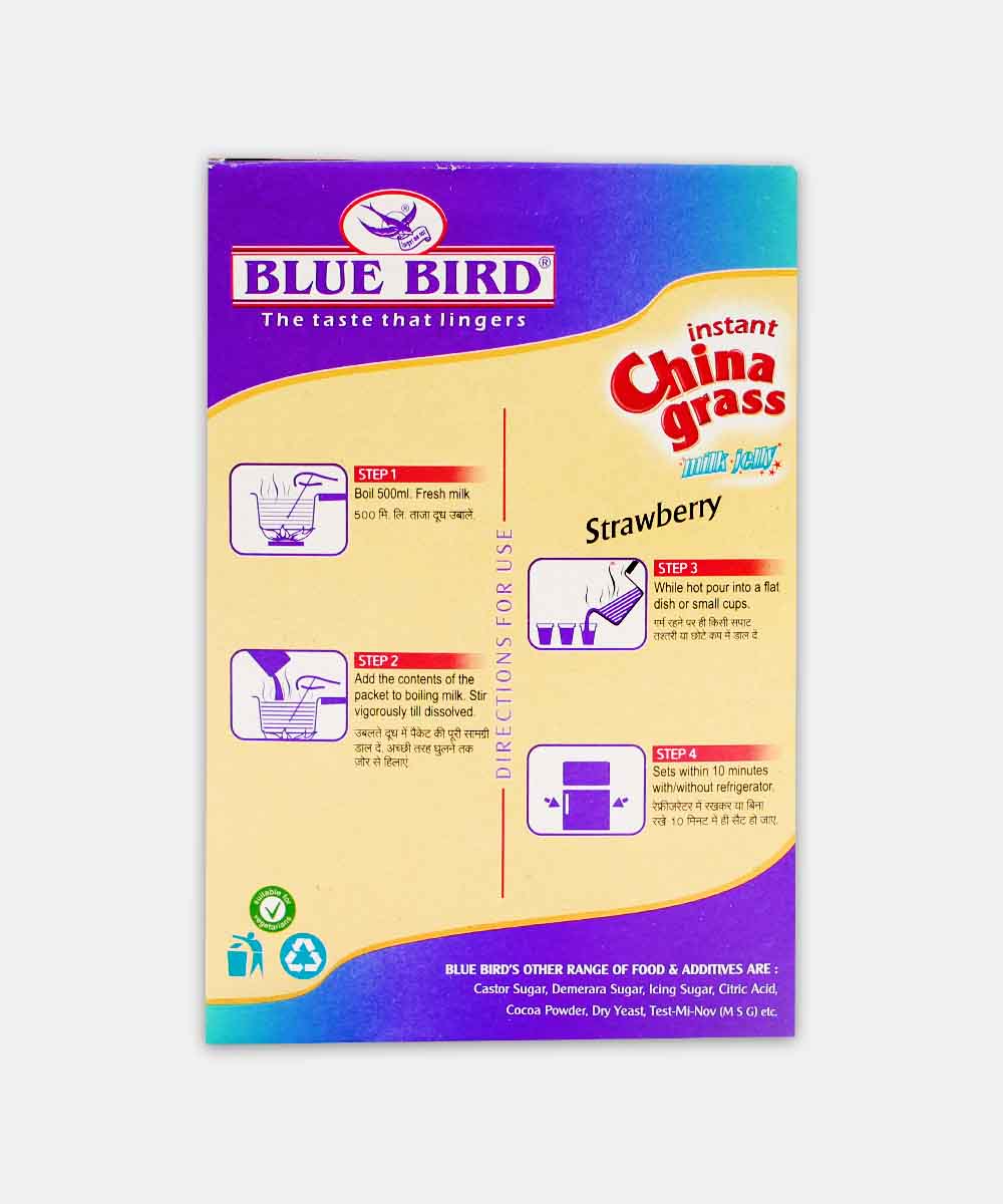 Blue Bird China Grass Strawberry 100 Gm