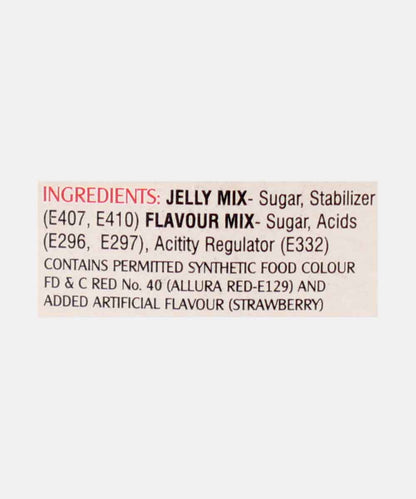 Blue Bird Veg Jelly Crystals Strawberry Flavoured 100 Gm