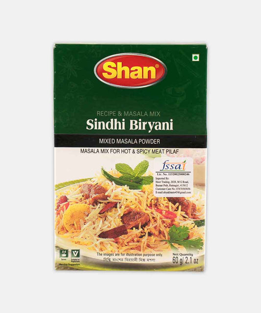 Shan Sindhi Biryani Masala Powder 60 Gm
