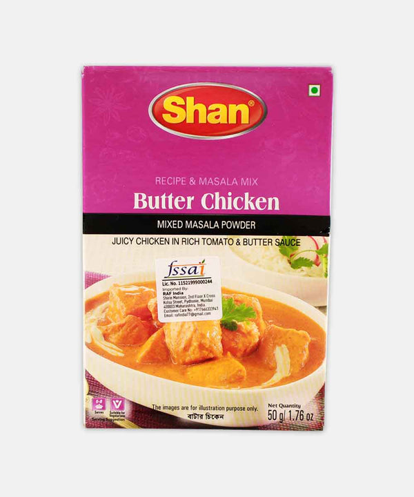 SHAN BUTTER CHICKEN MASALA POWDER 50