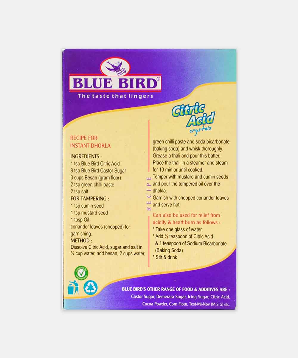 Blue Bird Citric Acid 50 Gm