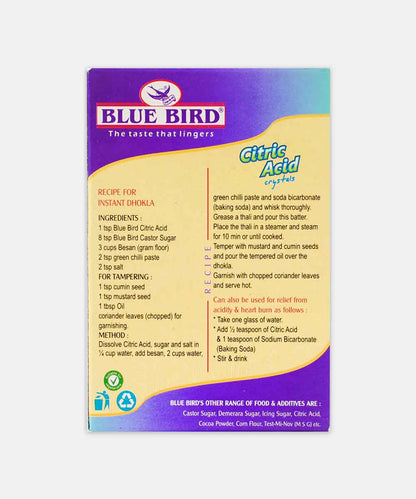 Blue Bird Citric Acid 50 Gm