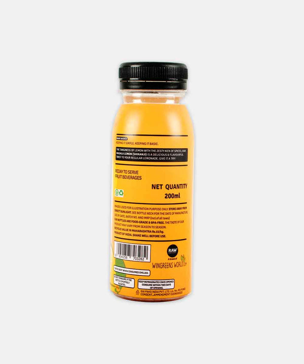 RAW PRESSERY MASALA LEMON SHIKANJI JUICE 200 ML