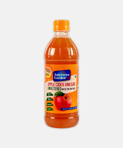 AMERICAN GARDEN APPLE CIDAR VINEGAR UNFILTERED WITH MOTHER 500 ML