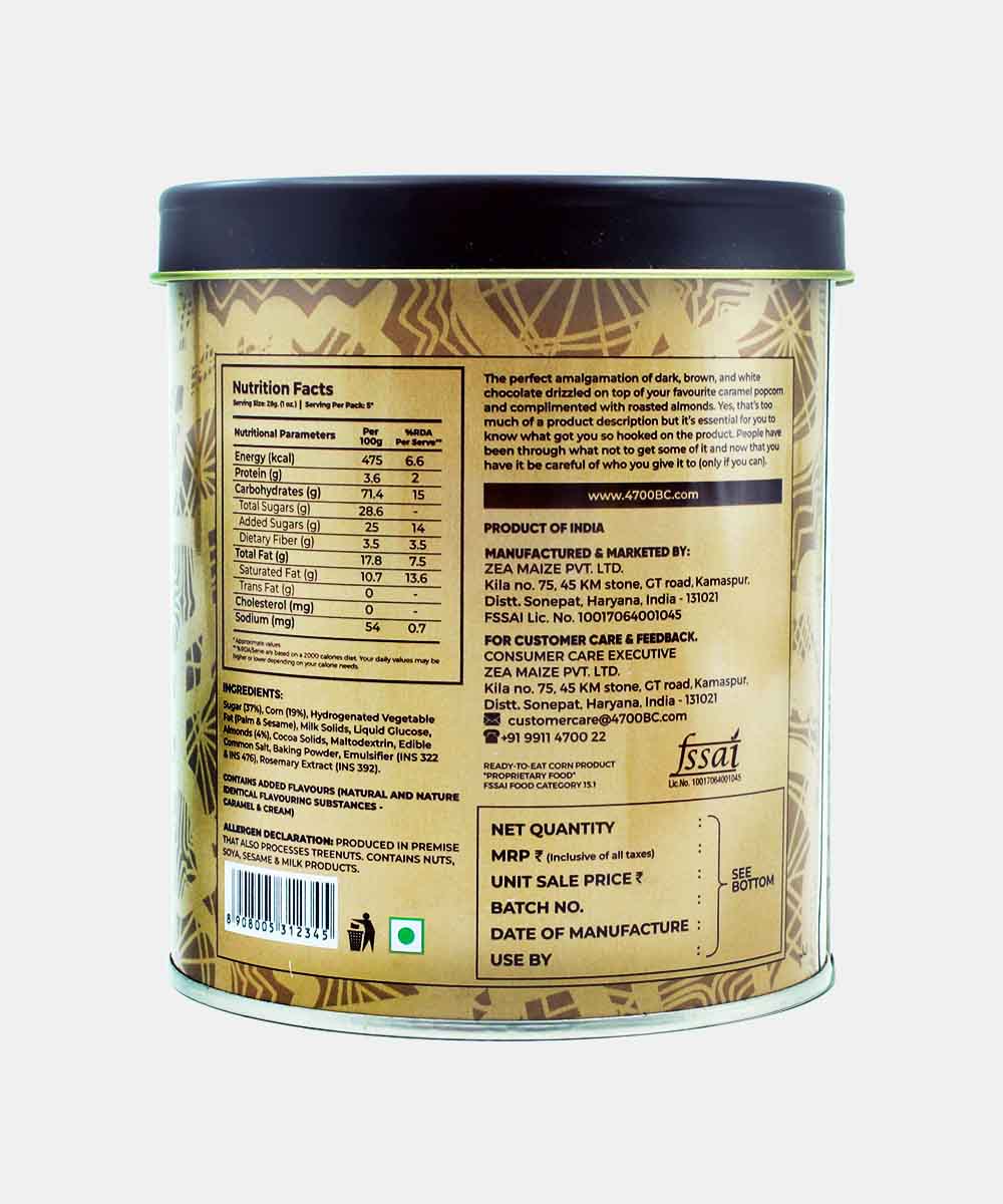 Pvr Nutty Tuxedo Chocolate Popcorn 150 Gm