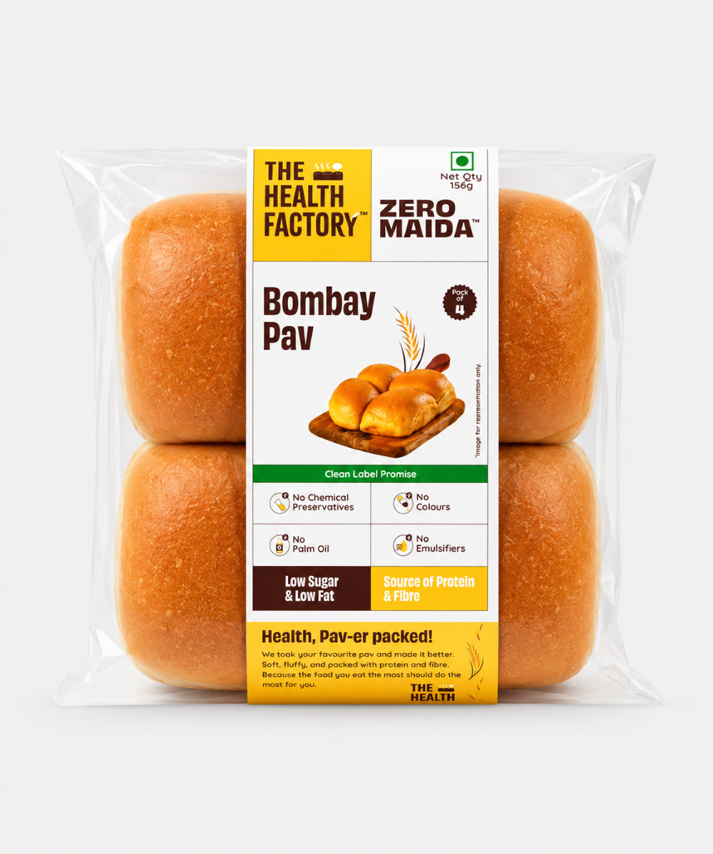 The Health Factory Zero Maida Bombay Pav 156 Gm