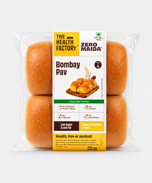 The Health Factory Zero Maida Bombay Pav 156 Gm