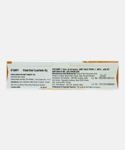 Wagh Bakri Ginger Tea No Added Sugar 80 Gm
