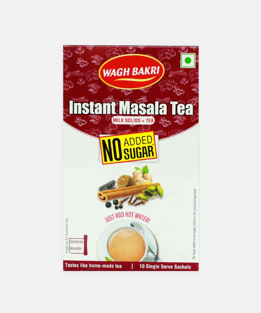 Wagh Bakri Masala Tea No Added Sugar 80 Gm