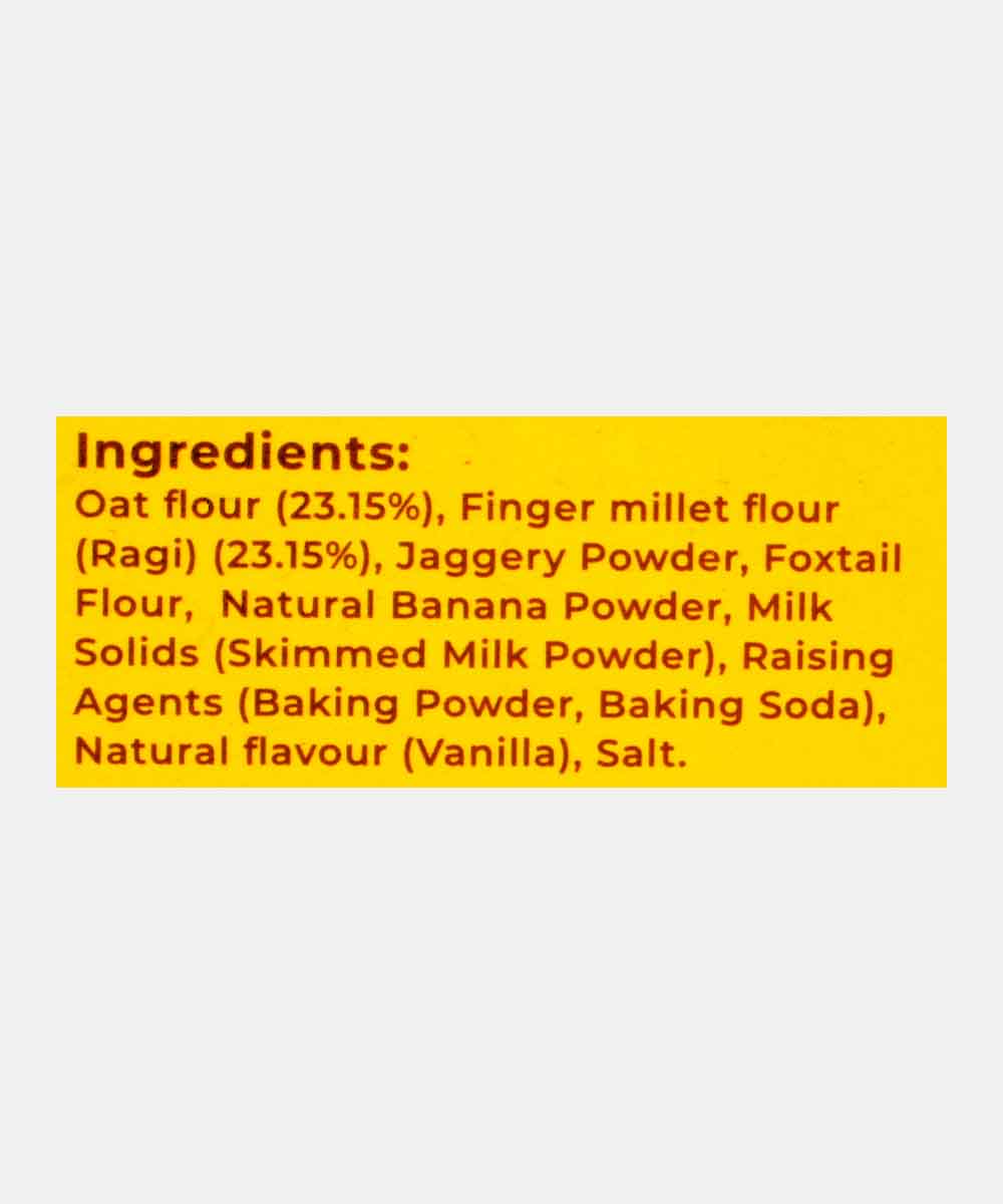 Food Strongoats & Millet Vanilla Banana Pancake Mix 250 Gm