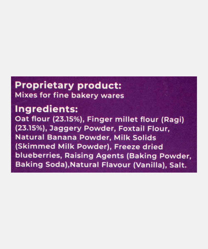 Food Strong Oats & Millet Blueberry Pancake Mix 250 Gm