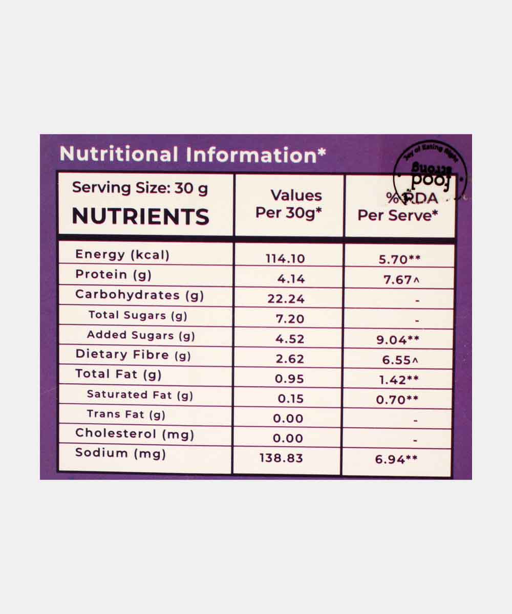 Food Strong Oats & Millet Blueberry Pancake Mix 250 Gm