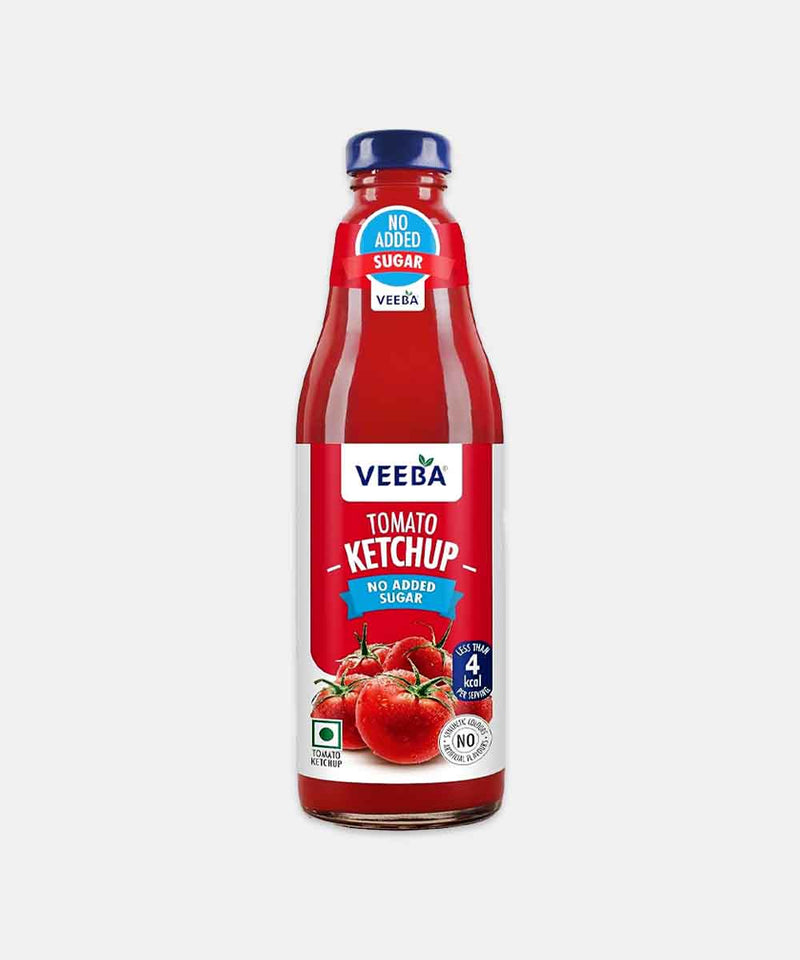 VEEBA TOMATO KETCHUP NO ADDED SUGAR 460 GM