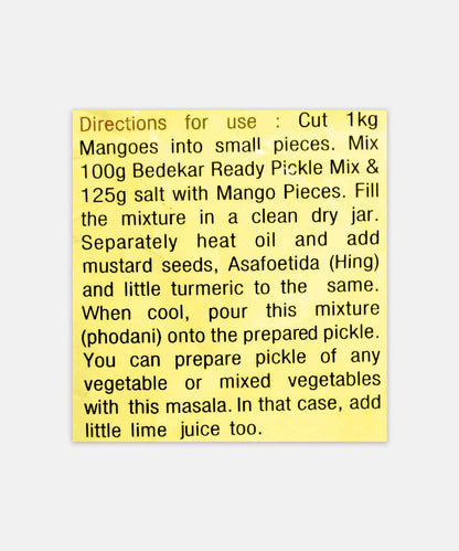Bedekar Pickle Mix 100 Gm