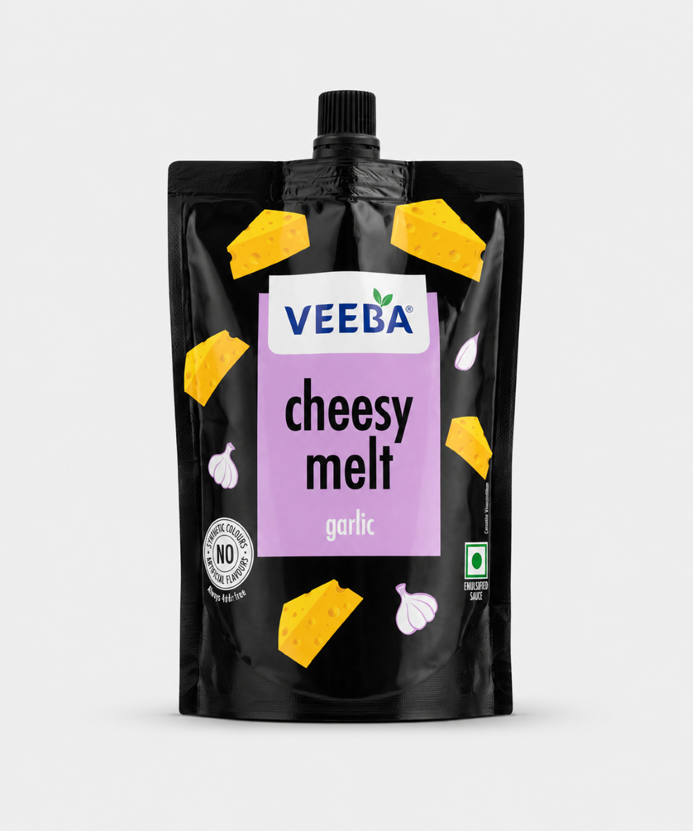 Veeba Cheesy Melt Garlic Spread 200 Gm