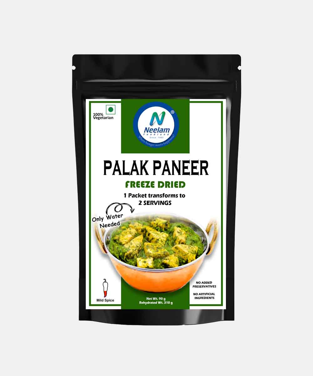 Neelam Freeze Dried Palak Paneer 80 Gm