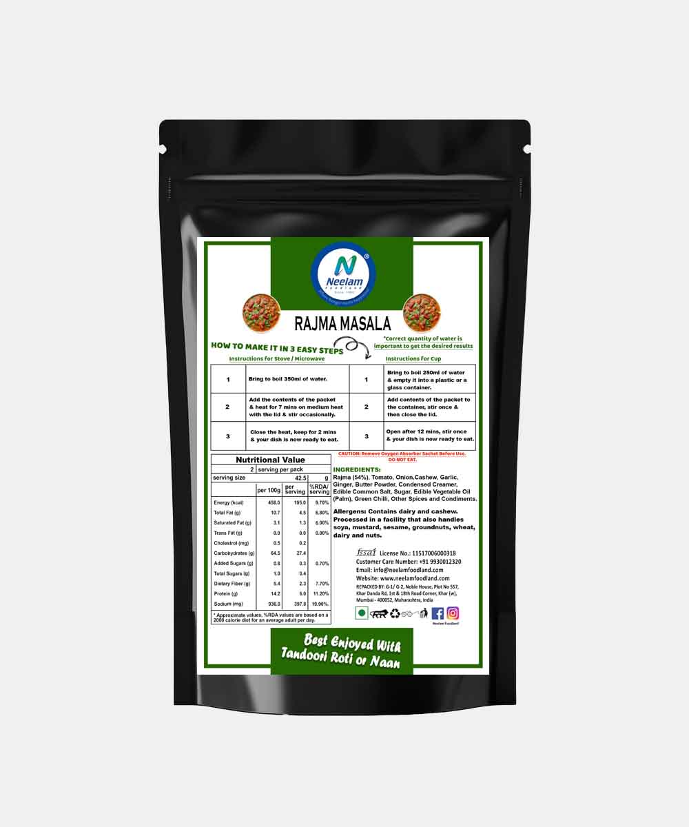 Neelam Freeze Dried Rajma Masala 70 Gm