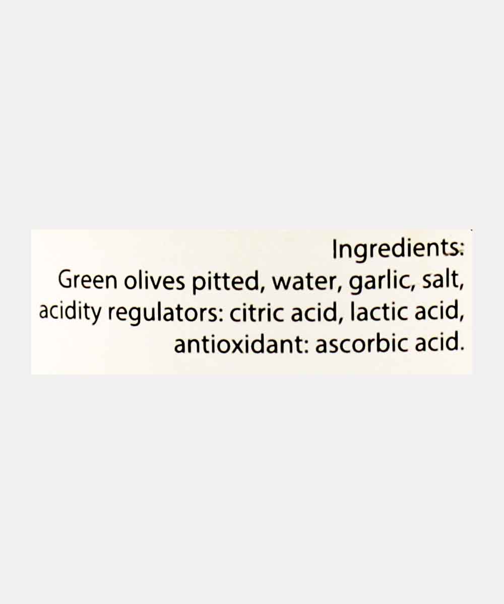 Sparta Gourmet Green Olives Garlic Stuffed 310 Gm
