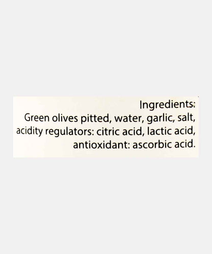 Sparta Gourmet Green Olives Garlic Stuffed 310 Gm
