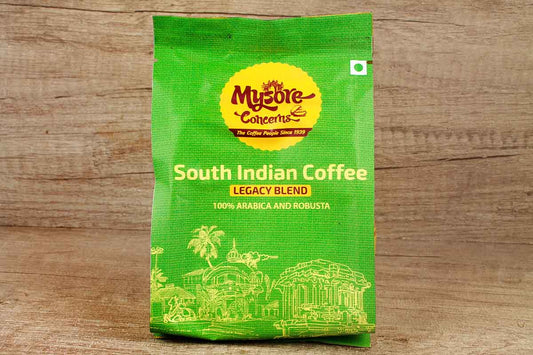 Mysore Concerns 100% Arabica And Robusta Legacy Blend Whole Beans Coffee 250 Gm