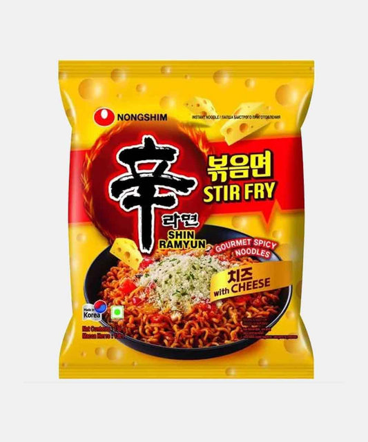 Nongshim Shin Ramyun Stir Fry Cheese Noodles 136 Gm