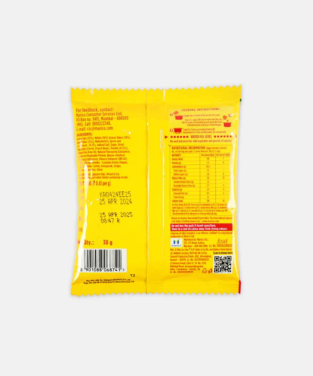 Saffola Masala Oats Peppy Tomato 38 Gm