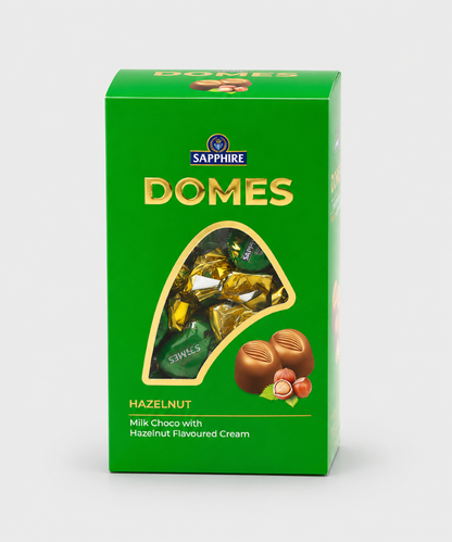 Sapphire Domes Hazelnut Milk Chocolate 420 Gm