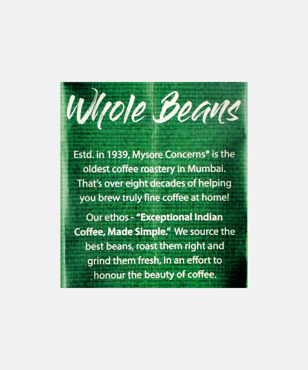 Mysore Concerns South Indian Whole Coffee Beans 250 Gm