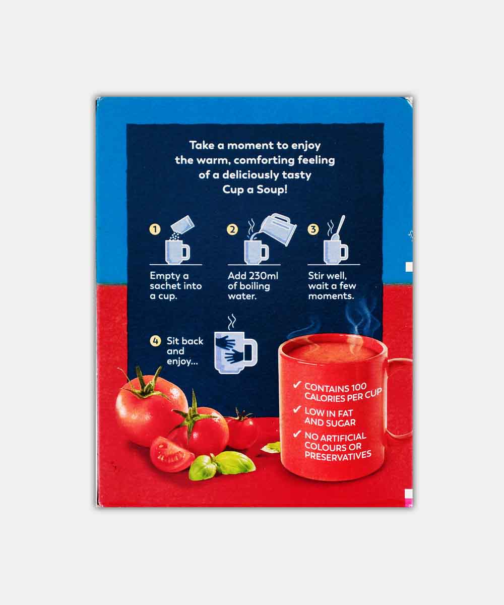 Batchelors Cupa Soup Tomato & Basil Soup 104 Gm