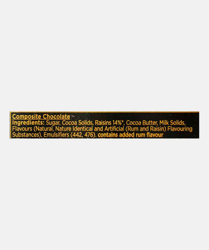 Cadbury Bournville Rum & Raisin 80 Gm