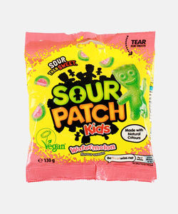 SOUR THEN SWEET SOUR PATCH KIDS WATERMELON FLAVOUR 130