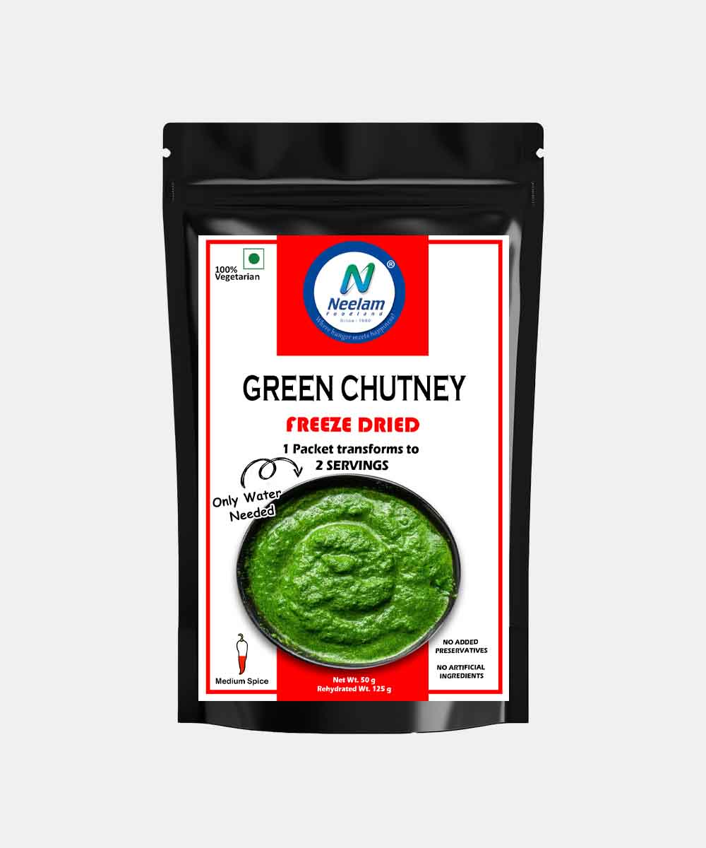 Freeze Dried Green Chutney 50 Gm