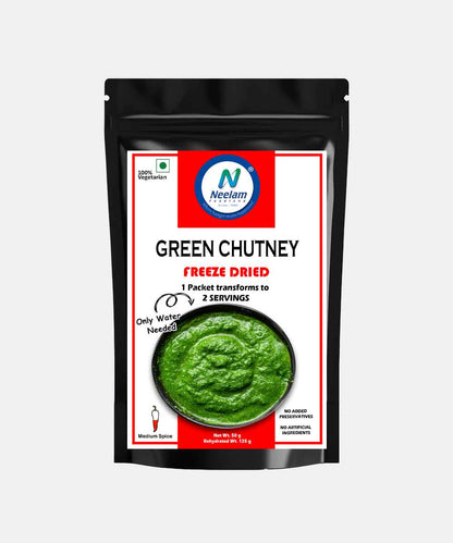 Freeze Dried Green Chutney 50 Gm