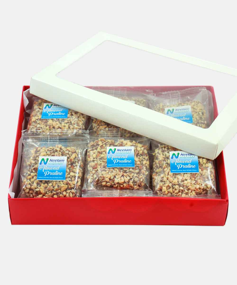 Almond Praline Chocolate 18 Pc