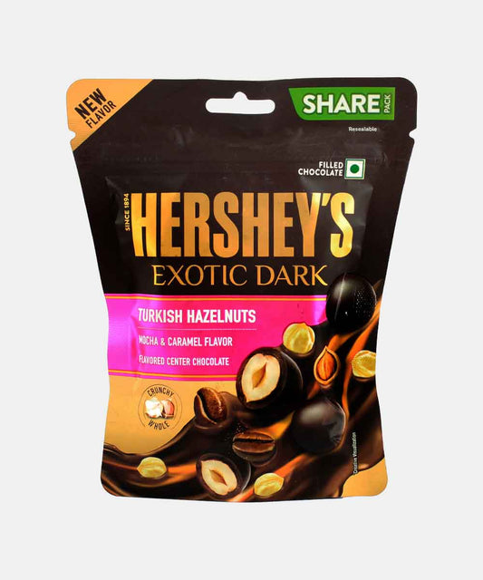 Hersheys Exotic Dark Turkish Hazelnuts 82.4 Gm