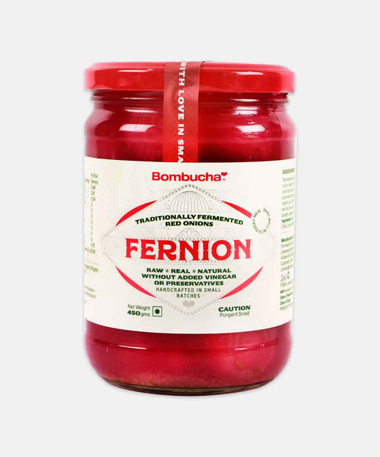 Bombucha Traditionally Fermented Red Onion Fernion 450 Gm