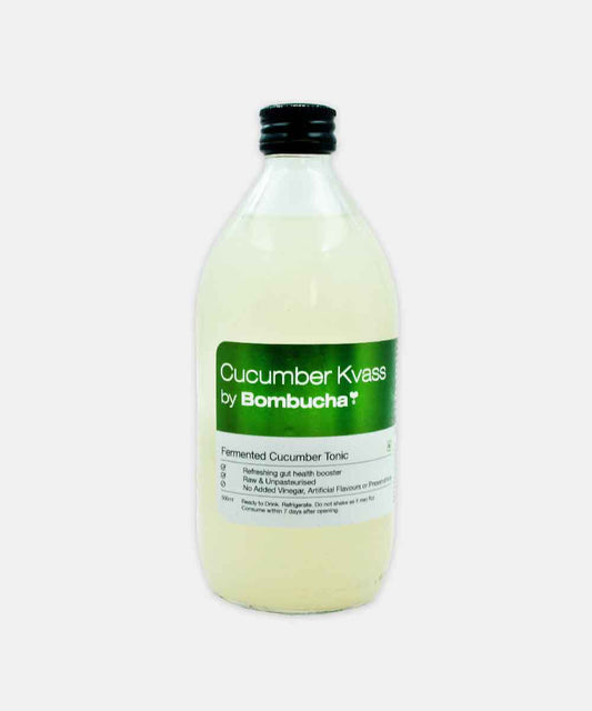 Bombucha Cucumber Kvass Fermented Tonic Drink 500 Ml