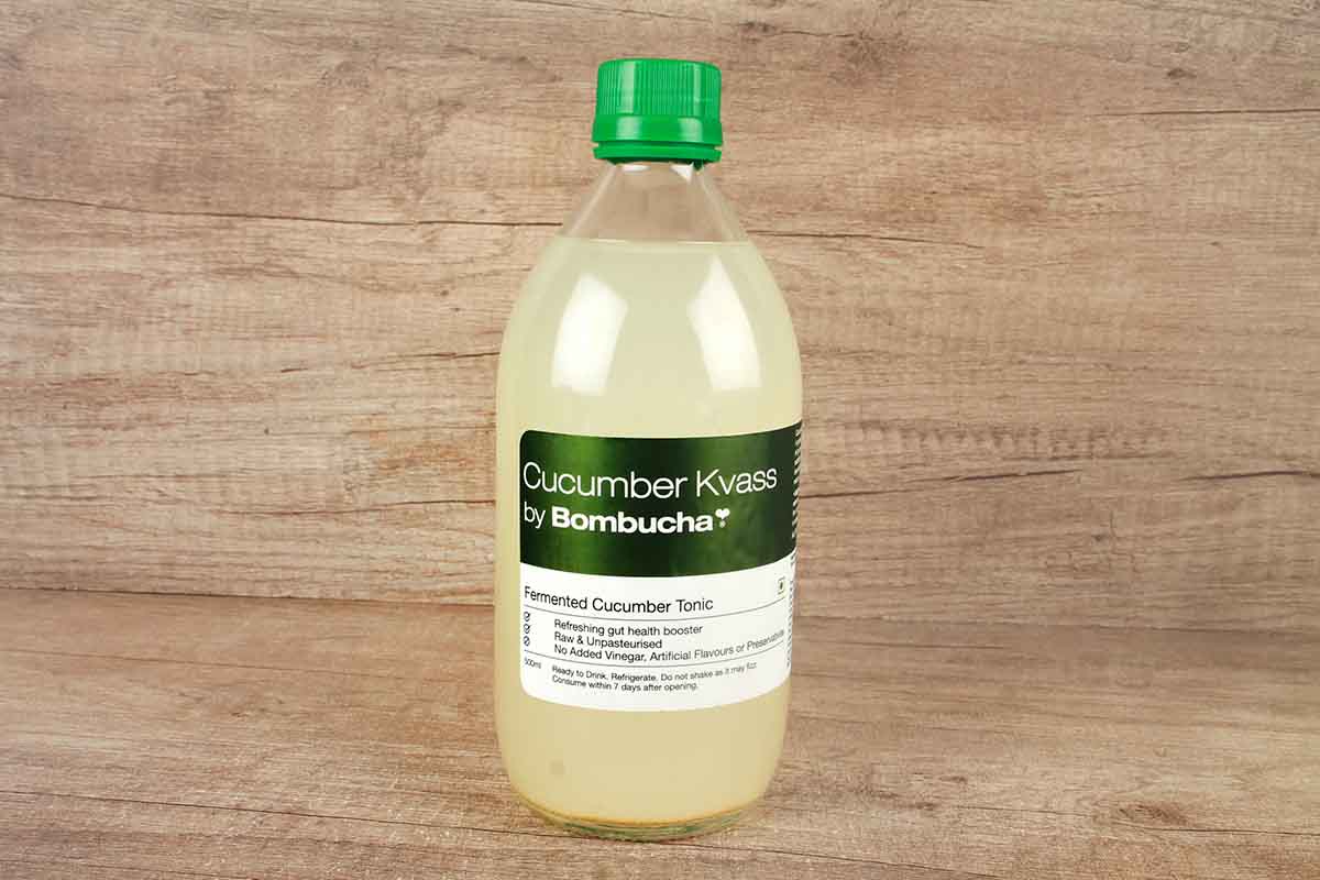 Bombucha Cucumber Kvass Fermented Tonic Drink 500 Ml