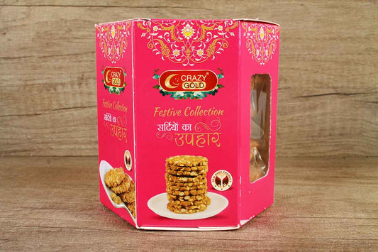 Crazy Gold Round Gud Gajak 400 Gm