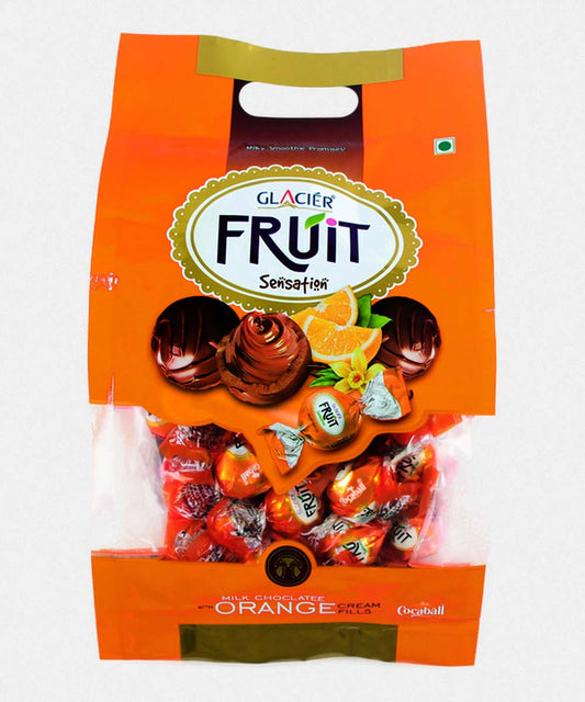 Glacier Fruit Milk Chocolate With Orange Cream Fills 310 Gm