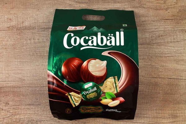 GLACIER COCABALL PEANUT BUTTER TRUFFLES MILK CHOCOLATES WITH SMOOTH FILLINGS 500